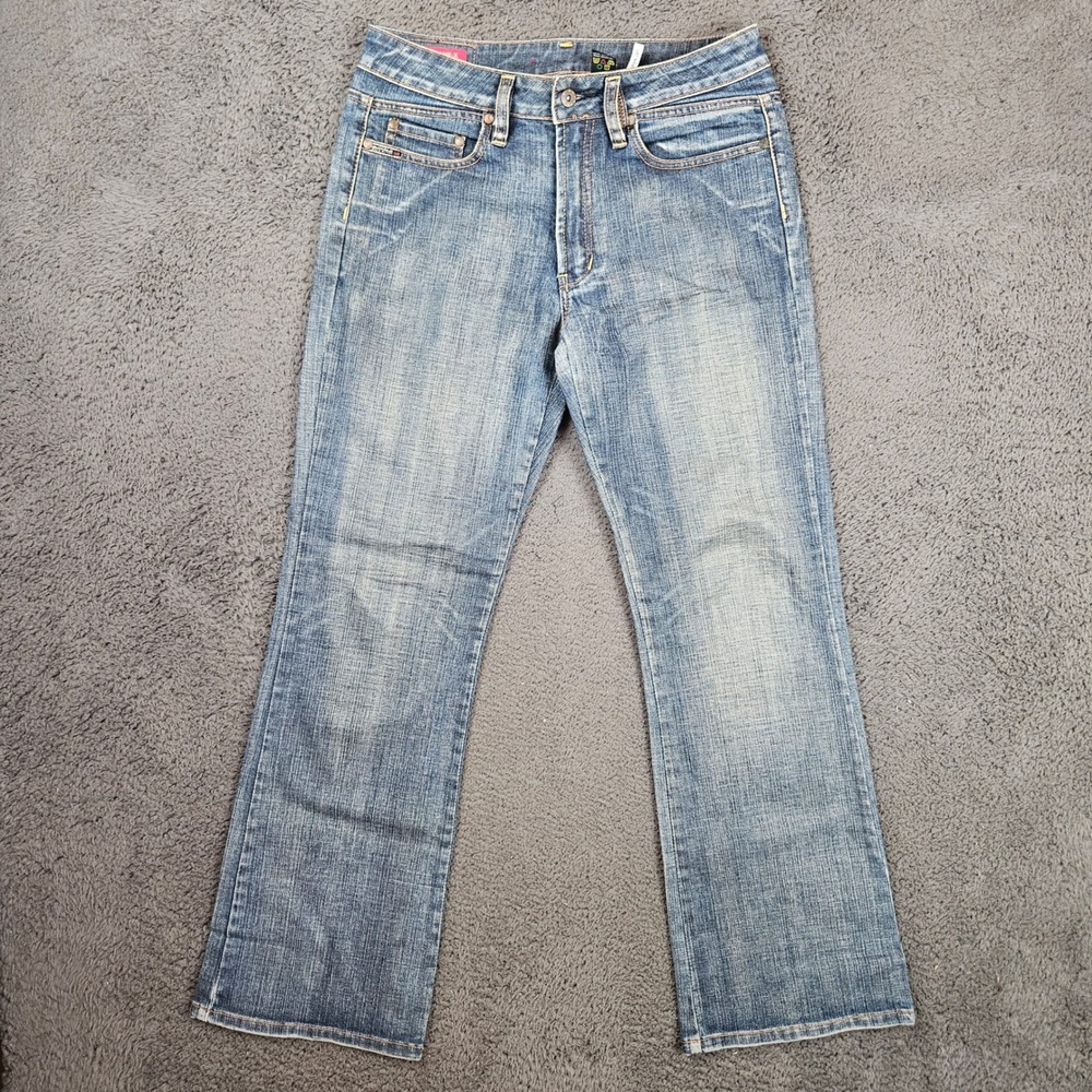 Buffalo David Bitton Game-X Mens Bootcut Jeans 31 Medium Wash Blue U-8022